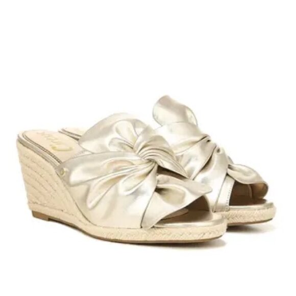 Circus by Sam Edelman Metallic Gold Wedges NWOT - Picture 2 of 7